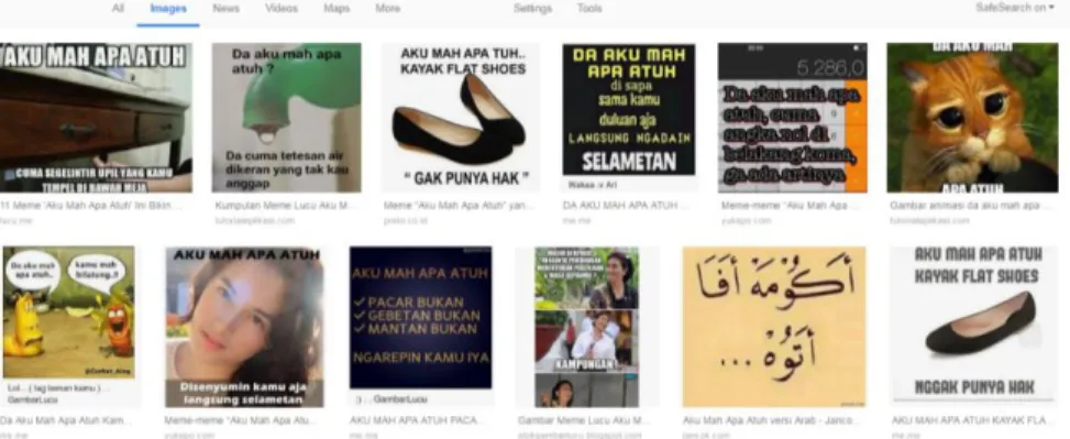 Gambar III.3 Meme Aku Mah Apa Atuh  Sumber: https://www.google.com/ 