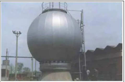 Figure 2.5: Spherical High Pressure Vessels [7]. 