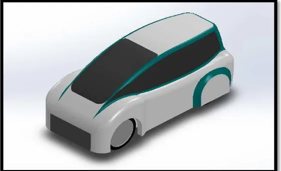 Gambar 1.1 mobil prototype BAYUSURYA exsisting 