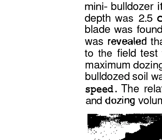Figure 3. Bulldozer blade 