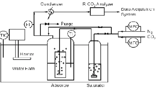 Gambar  2.  Skema  Peralatan  Penentuan  Kesetimbangan CO 2  [3]