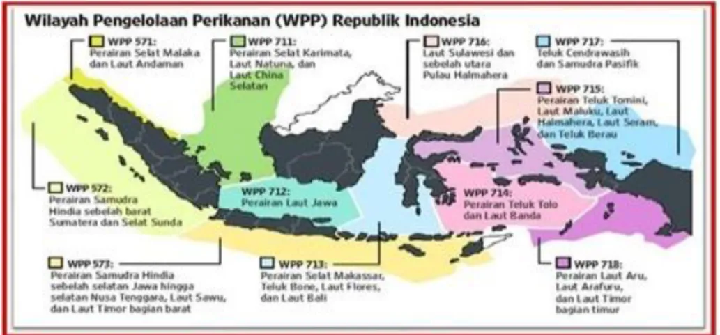 Gambar 1. Peta Wilayah Pengelolaan Perikanan RI  Sumber: website KKP (kkp.go.id) 