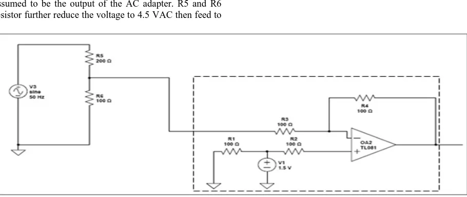 Figure-2. Schematic diagram to produce desired output voltage. 