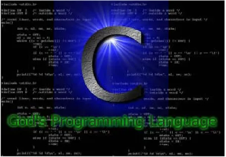 Gambar 2.2  Tampilan Software Bahasa C 