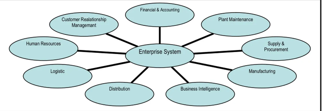 Gambar 2. Konsep Sistem ERP (Holy &amp; Santika, 2005) 
