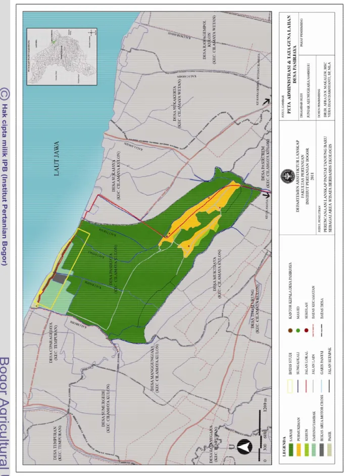 Gambar 13. Peta Administrasi Desa Pasirjaya 