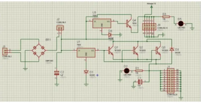 Gambar 4 Rangkaian Power Supply  . 