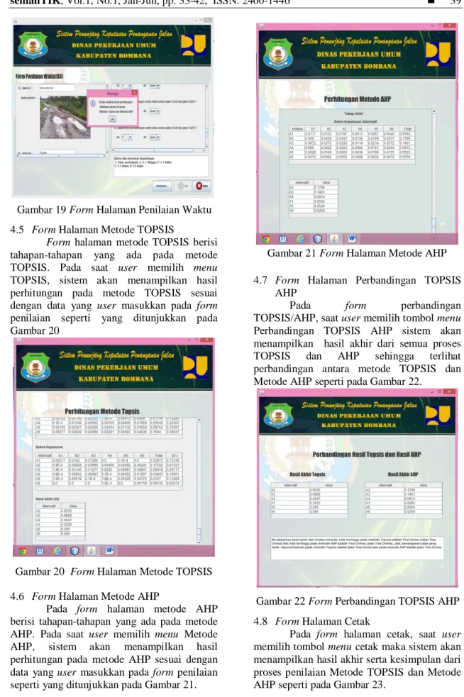 Gambar 20  Form Halaman Metode TOPSIS 