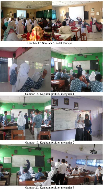 Gambar 20. Kegiatan praktek mengajar 3 