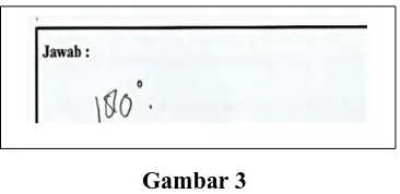 Tabel 2 di atas menggambarkan bahwa hanya sedikit siswa yang mengalami kesulitan dalam memahami masalah pada soal nomor 4 materi bangun datar dan bangun ruang