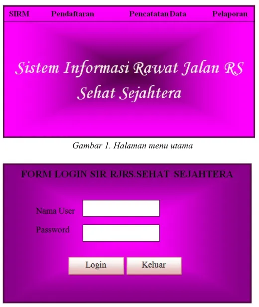 Gambar 2. Halaman login