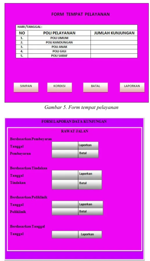 Gambar 6. Form laporan