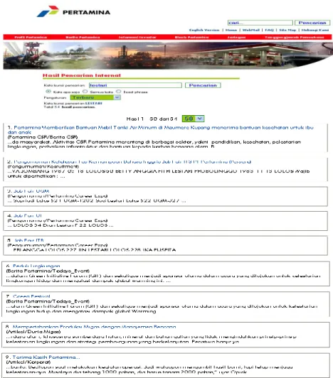 Gambar 2.5  Portal Pertamina 
