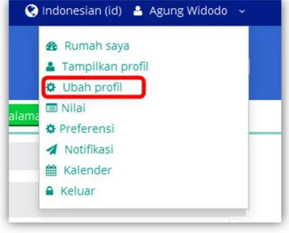 Gambar 6. Ubah Profil