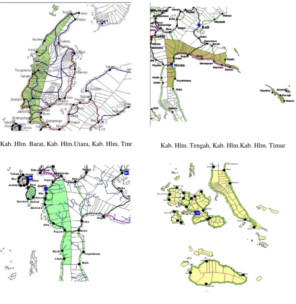 Gambar 1 Ilustrasi Ciri Geografis Transportasi Lokal Maluku Utara 