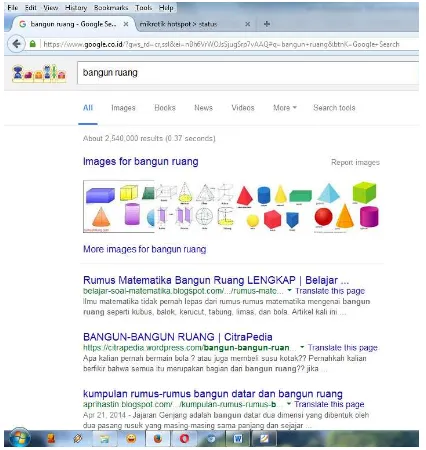 Gambar 3. Hasil pencarian dengan Google Web 