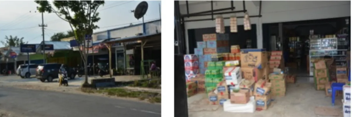 Gambar 2. Kawasan Perdagangan di Jalan Utama Koya Barat (Dok. Tim) 