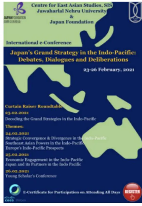 Gambar 5. “Japan’s Grand Strategy in the Indo-Pacific: Debates, Dialogues and Deliberations” 