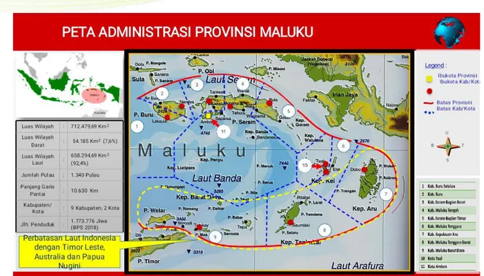 Gambar 1. 1 Peta Maluku