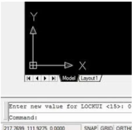 Gambar 2. Perbedaan UCS 2D dengan UCS 2D