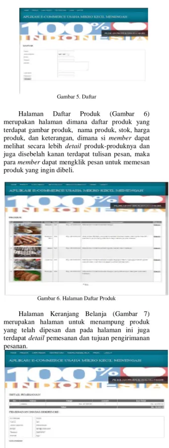 Gambar 5. Daftar
