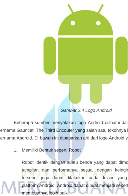 Gambar 2.4 Logo Android 