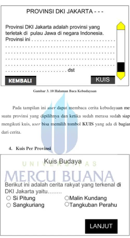 Gambar 3. 10 Halaman Baca Kebudayaan 