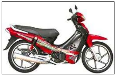 Figure 2.1: Image of Modenas Kriss 110.[1] 