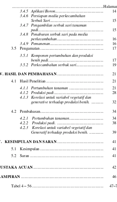 Tabel 4 – 56 .......................................................................      47