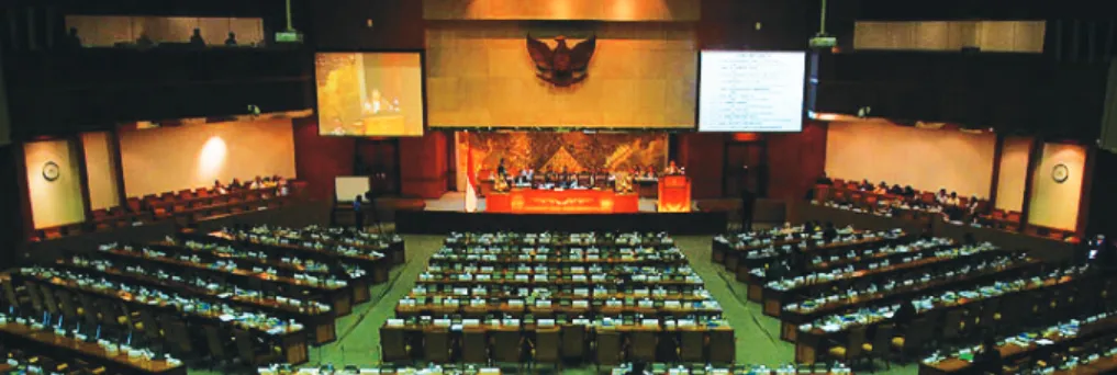 Gambar 1.4 Indonesia adalah negara yang menganut paham pembagian kekuasaan  (distribution of power)