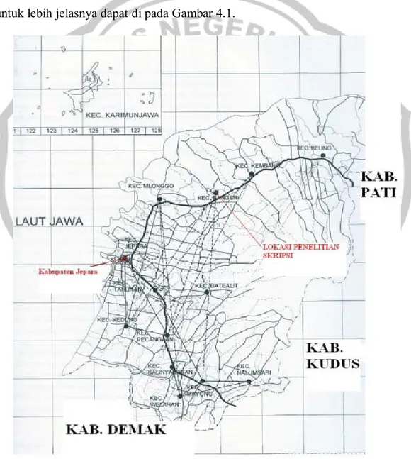 Gambar 4.1 Peta Lokasi Penelitian 