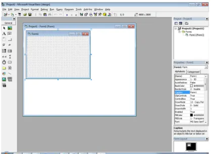 Gambar Interface Visual Basic 6 