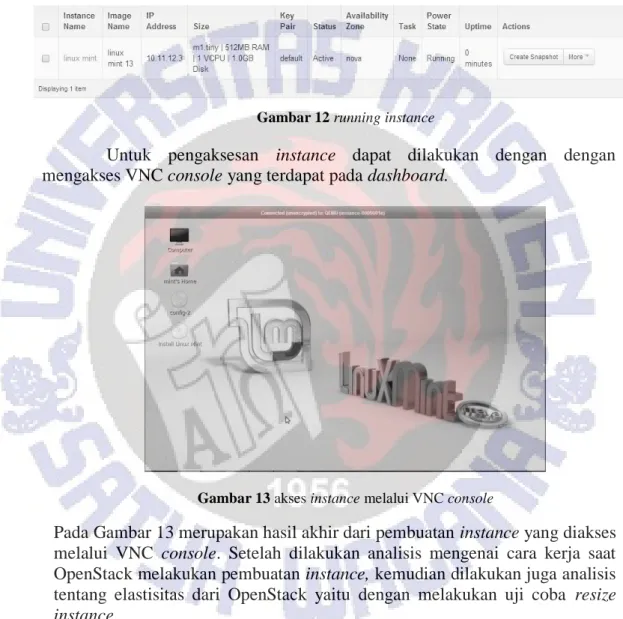 Gambar 12 running instance 