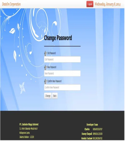 Gambar 4.5 Change Password 