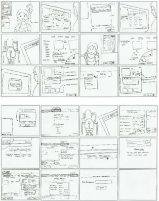 Gambar 2 Sketsa Storyboard 
