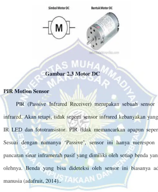 Gambar 2.3 Motor DC 
