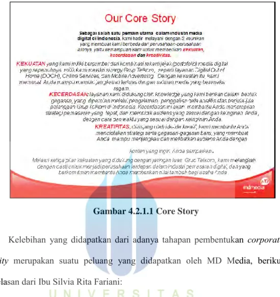 Gambar 4.2.1.1 Core Story  