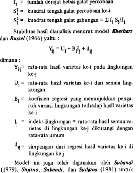 Tabel  2,  memperlihatkan  bahwa varietas  berbeda 