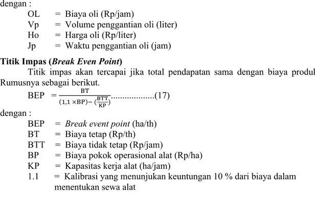 Tabel 1. Hasil uji kinerjaTransplanter di Kabupaten Dharmasraya. 