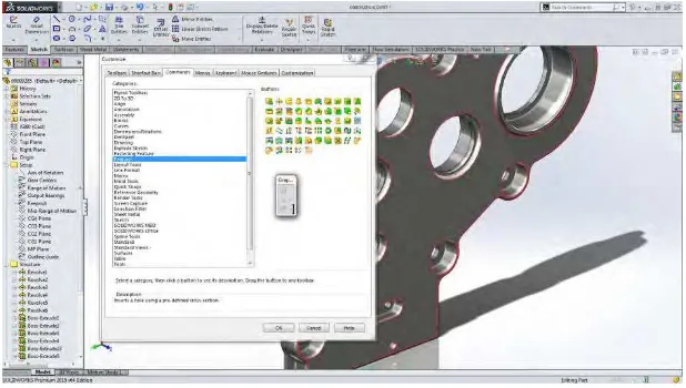 Figure 2.4: SolidWorks user interface. 