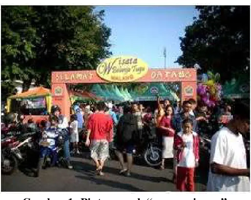 Gambar 2: Kondisi di dalam “pasar minggu” 