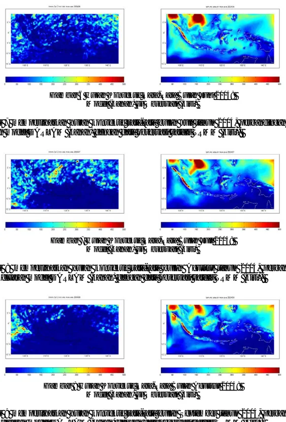 Gambar 6 Hujan Konvektif Rata-Rata Bulan Juni 2004:  