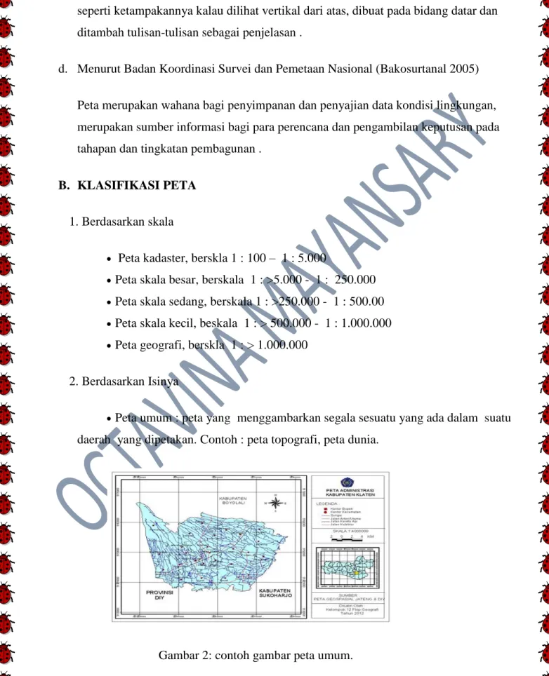 Gambar 2: contoh gambar peta umum. 
