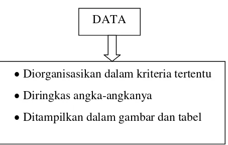 Gambar 5. Proses Pengolahan Data Statistik Deskriptif (Singgih Santoso, 2003:31)