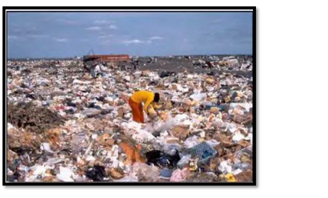 Figure 1.2: Plastic waste (Masni, 2009)  