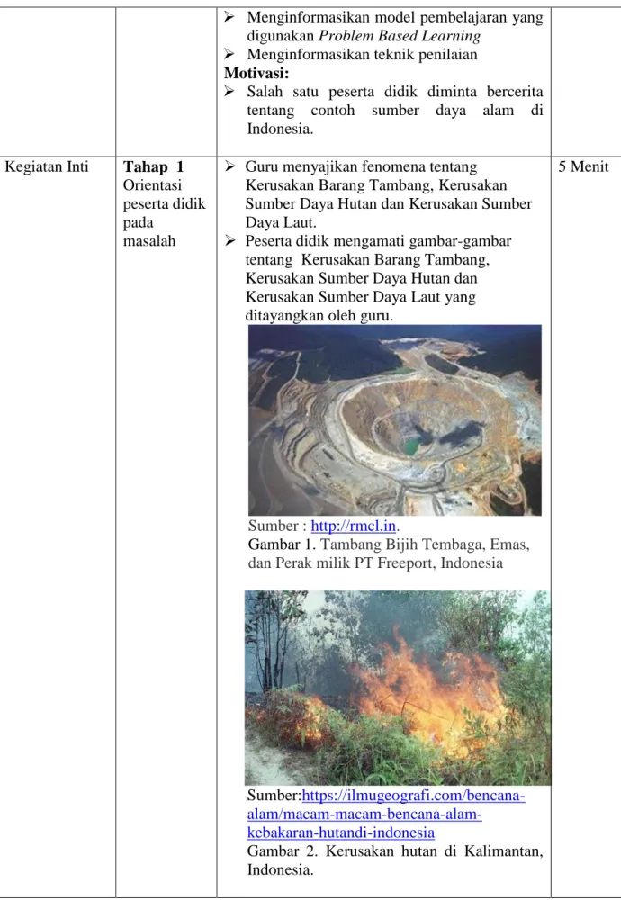 Gambar 1. Tambang Bijih Tembaga, Emas,  dan Perak milik PT Freeport, Indonesia 