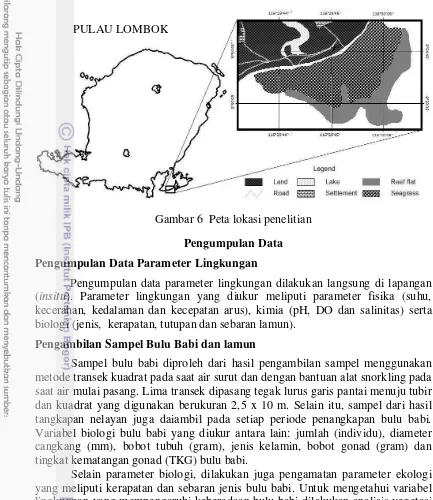 Gambar 6  Peta lokasi penelitian 