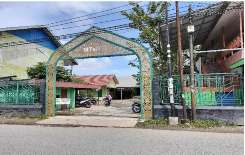 Foto Tempat Penelitian  MTsN 3 Kota Banjarmasin 