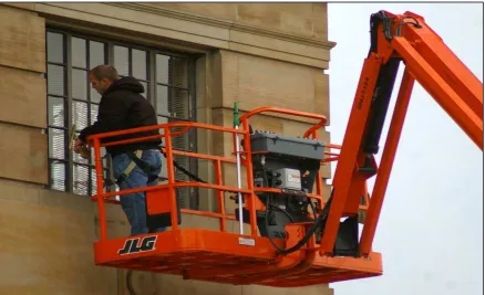 Figure 1.4:  Workers using crane for their job 