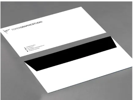 Gambar 3.3 : Desain Amplop Toper Graphic Studio 